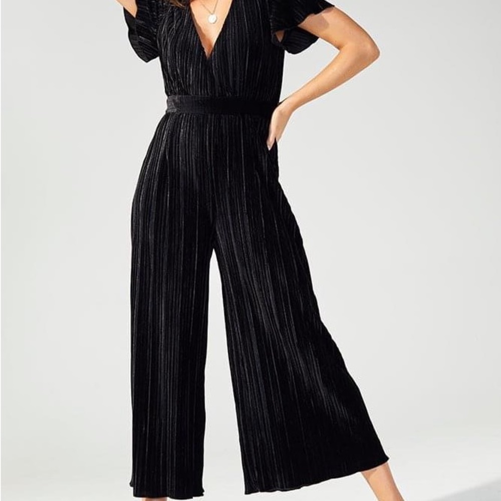 MINKPINK Lex Velvet Jumpsuit